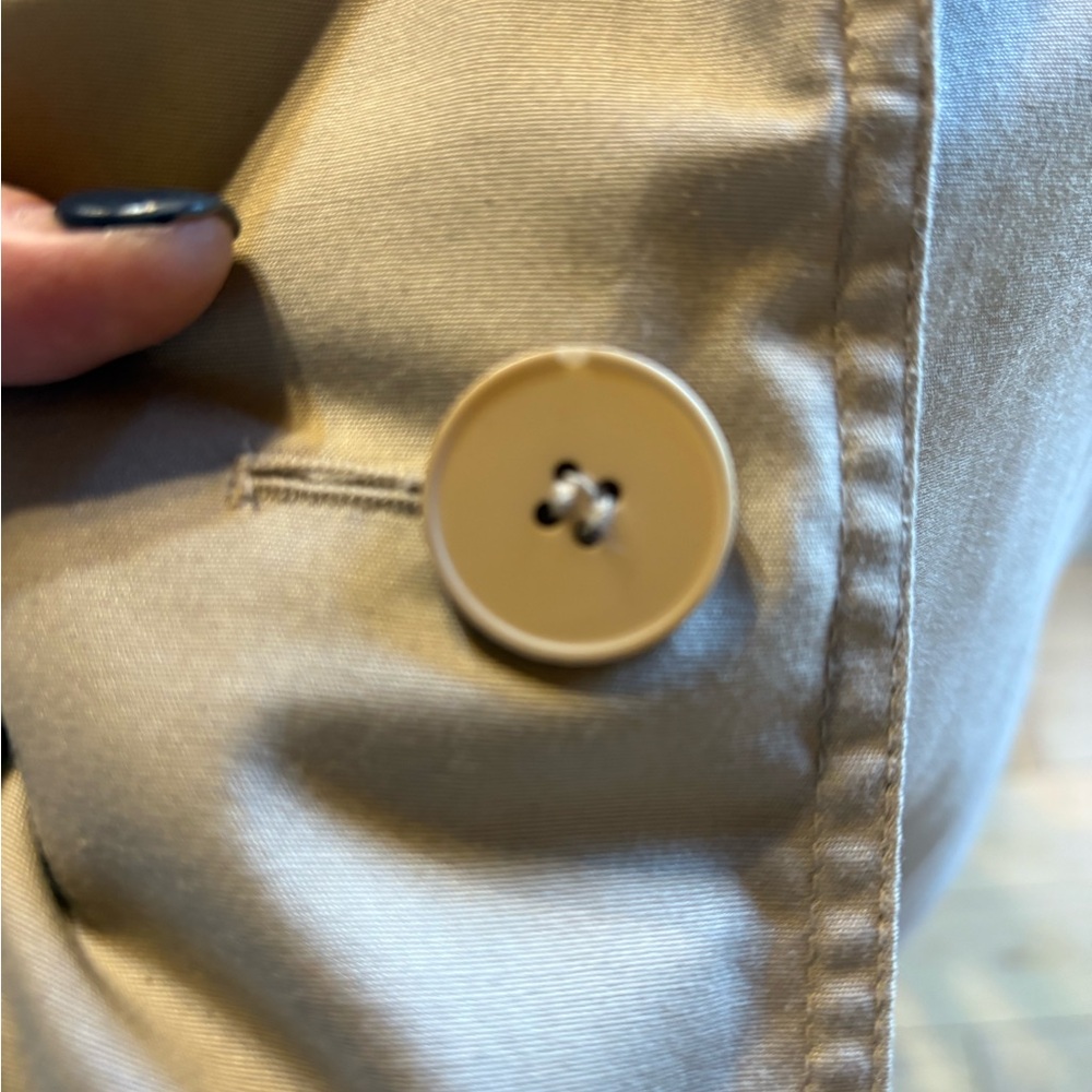 Vintage London Fog Double Breasted Trench Coat, Size 10 Petite - Picture 14 of 14